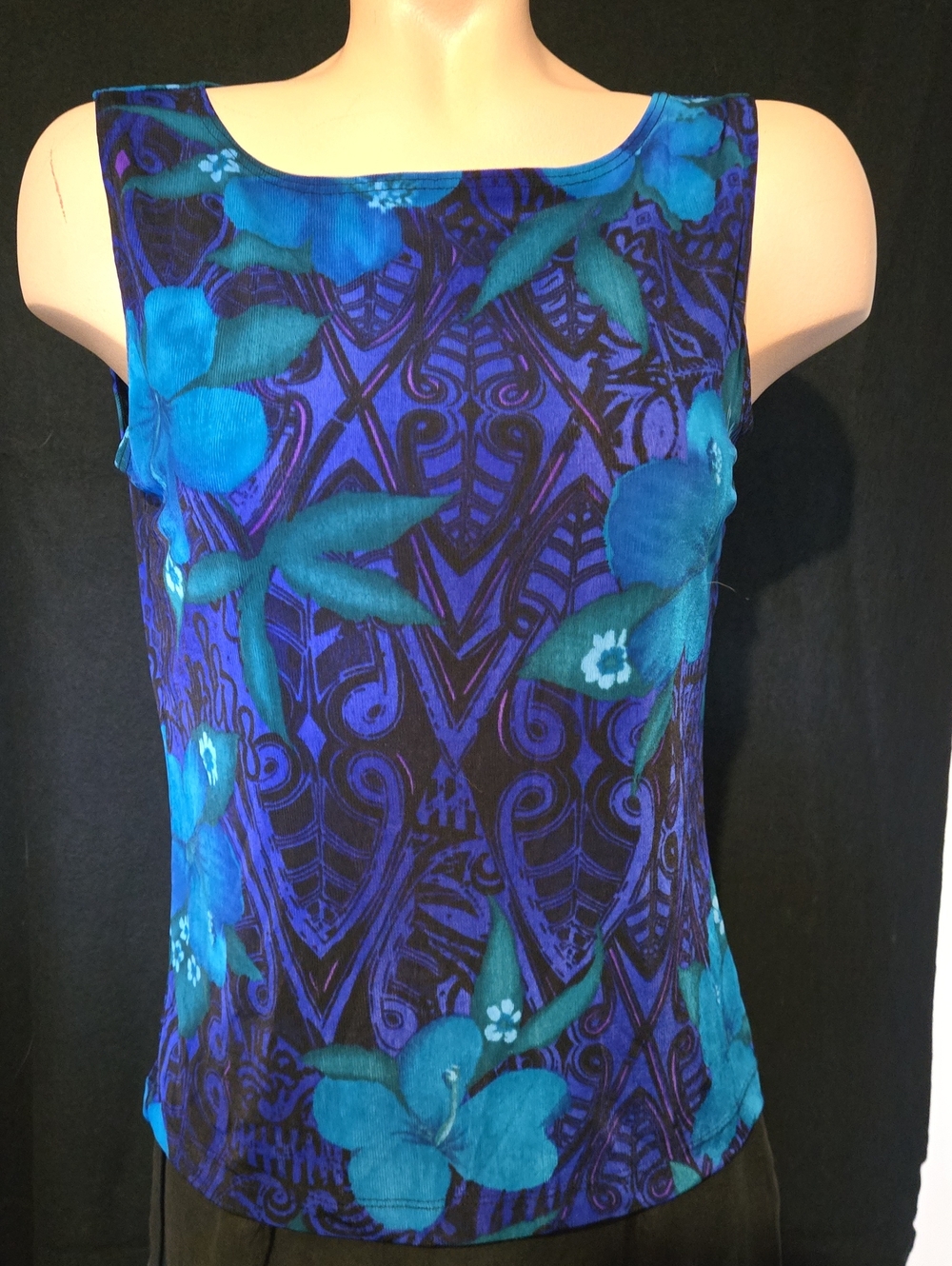 Chico's Royal Blue multi tank top.